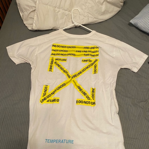 Off White Caution Tape Tee 